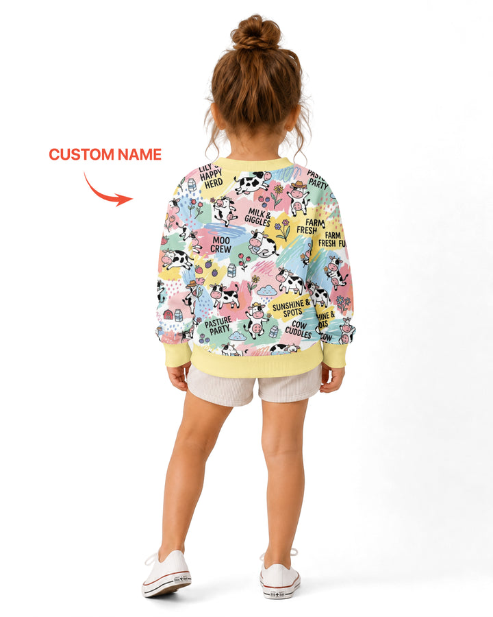 Custom Name Can’t Keep Us In The Barn Bamboo Crewneck Sweatshirt