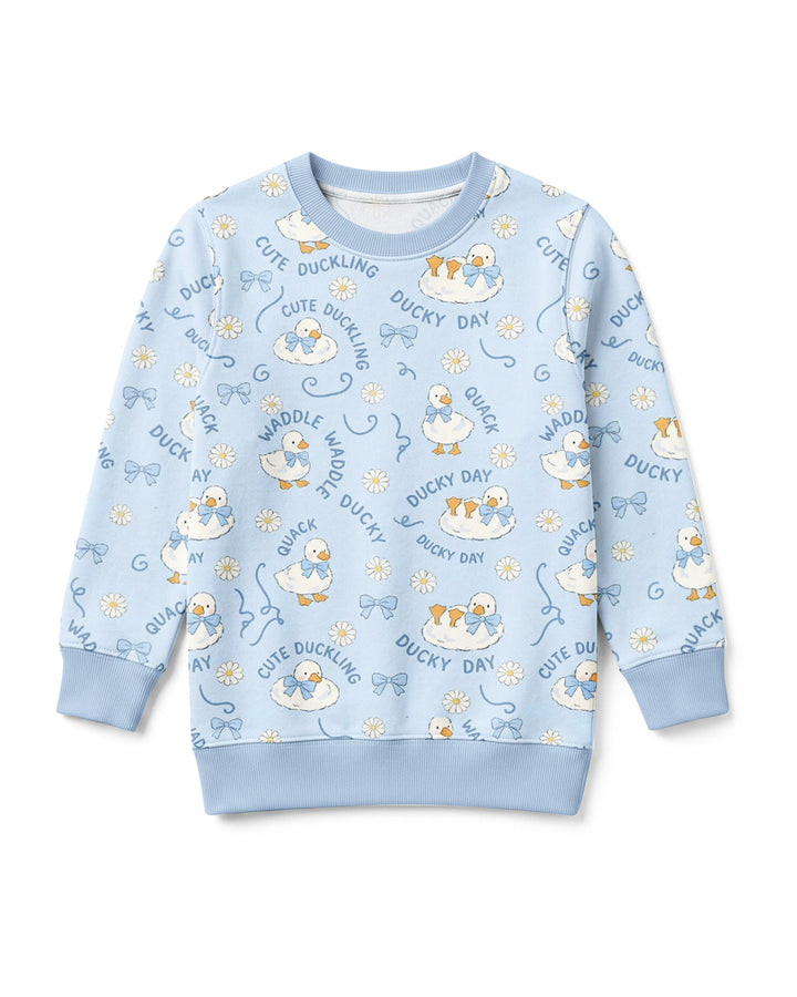 Happy Ducky Day Bamboo Crewneck Sweatshirt
