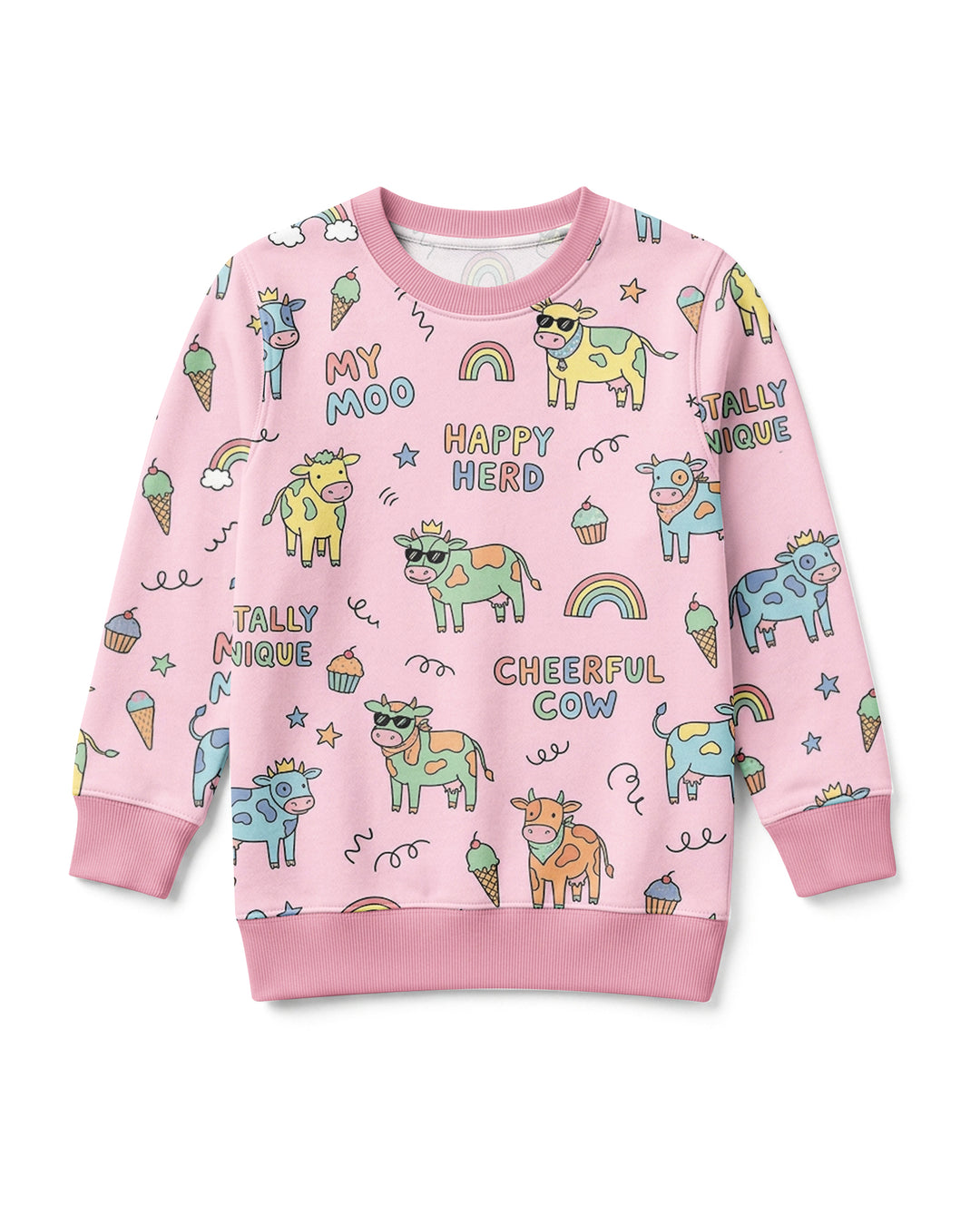 Not Your Ordinary Cow Bamboo Crewneck Sweatshirt