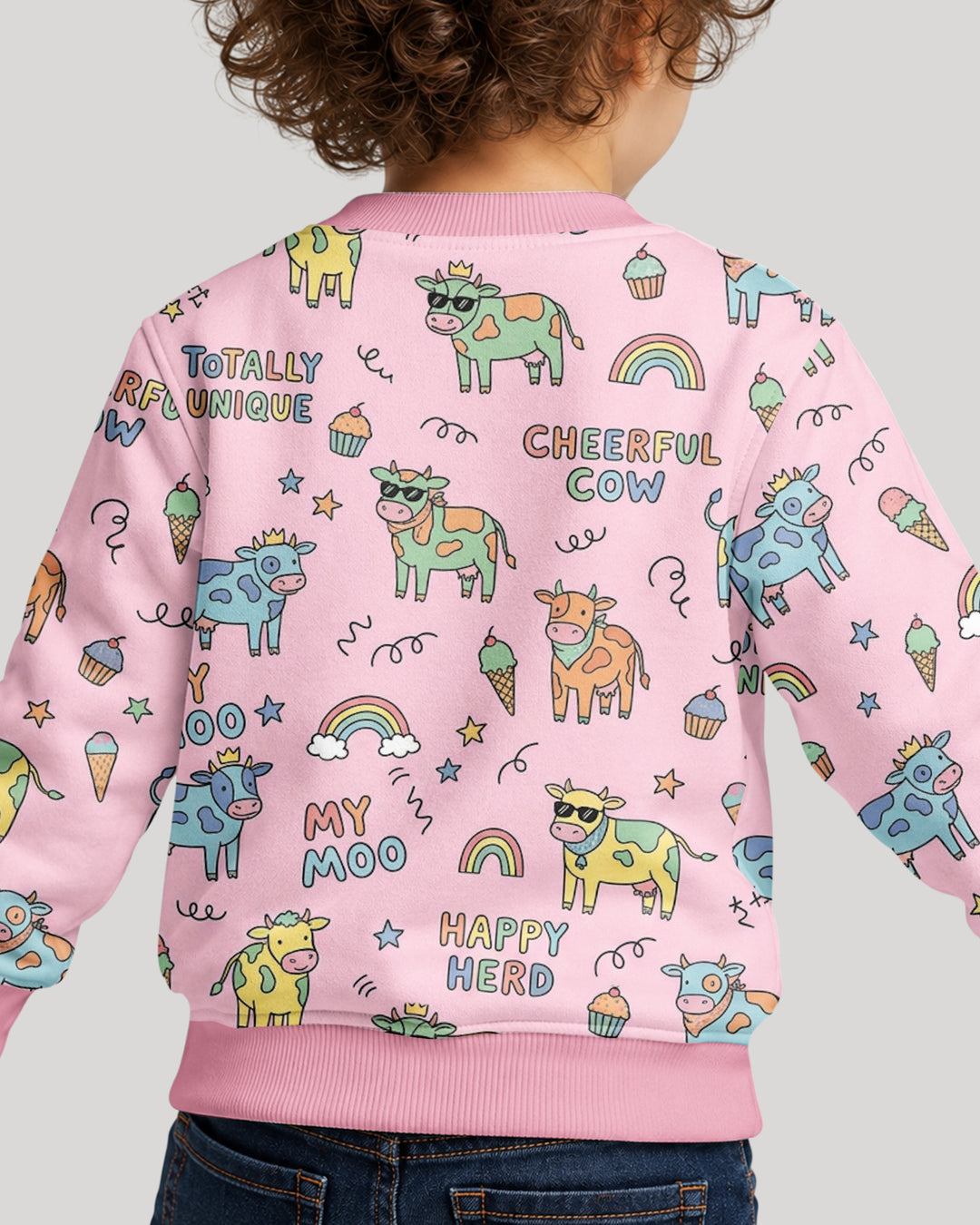 Not Your Ordinary Cow Bamboo Crewneck Sweatshirt