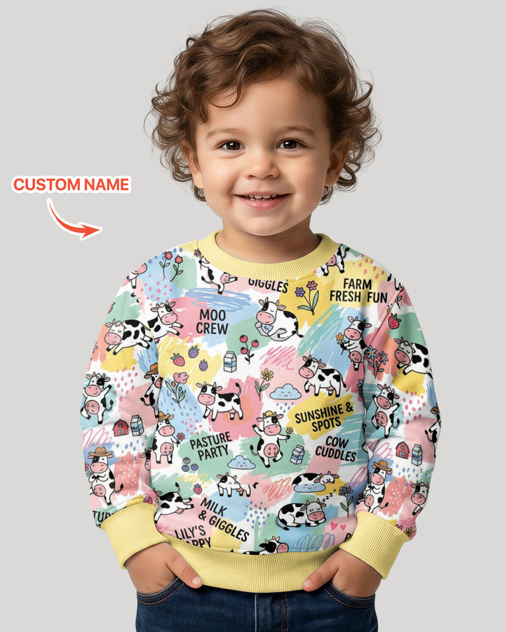 Custom Name Can’t Keep Us In The Barn Bamboo Crewneck Sweatshirt