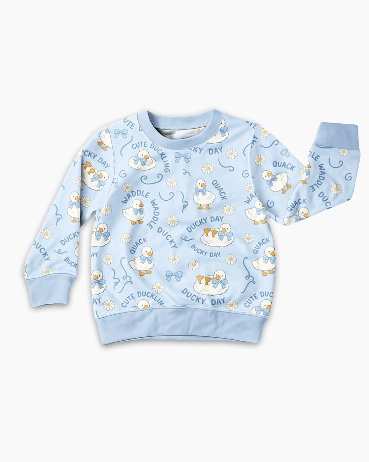 Happy Ducky Day Bamboo Crewneck Sweatshirt