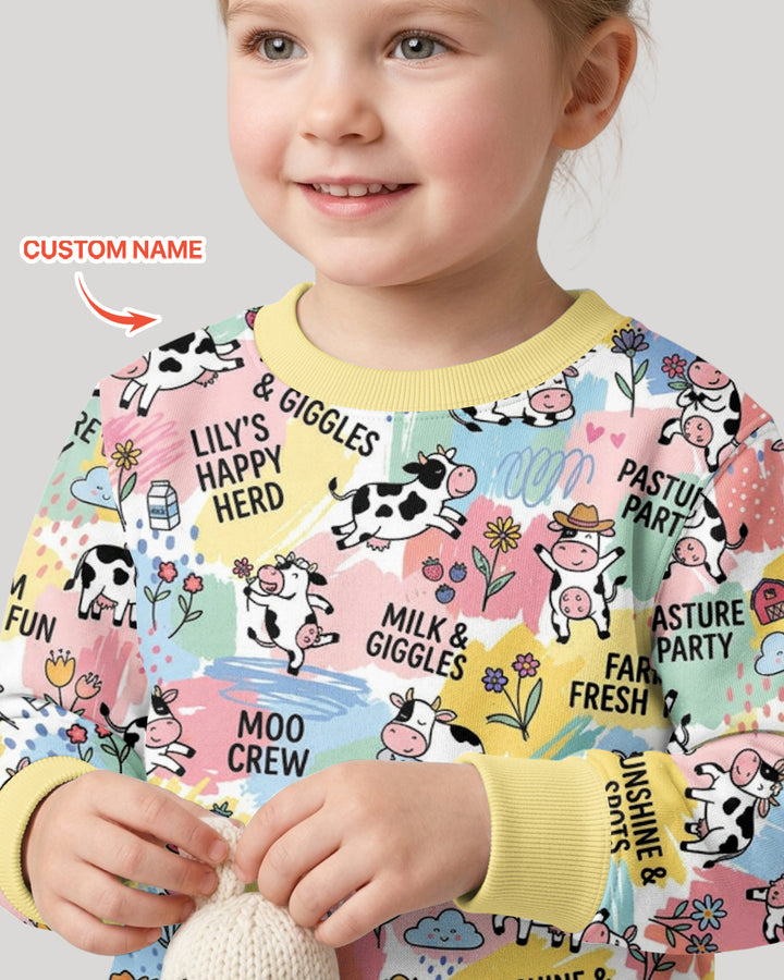 Custom Name Can’t Keep Us In The Barn Bamboo Crewneck Sweatshirt