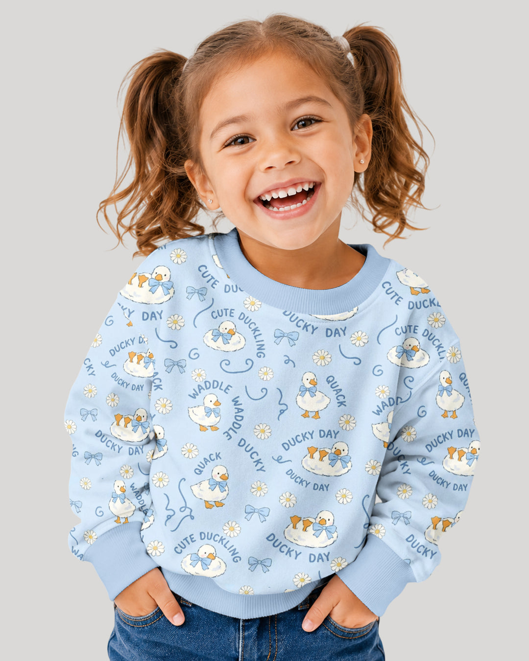 Happy Ducky Day Bamboo Crewneck Sweatshirt