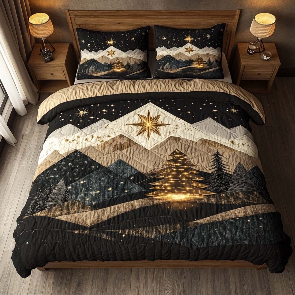 Serene Forest Retreat Bamboo Quilt Bedding Set