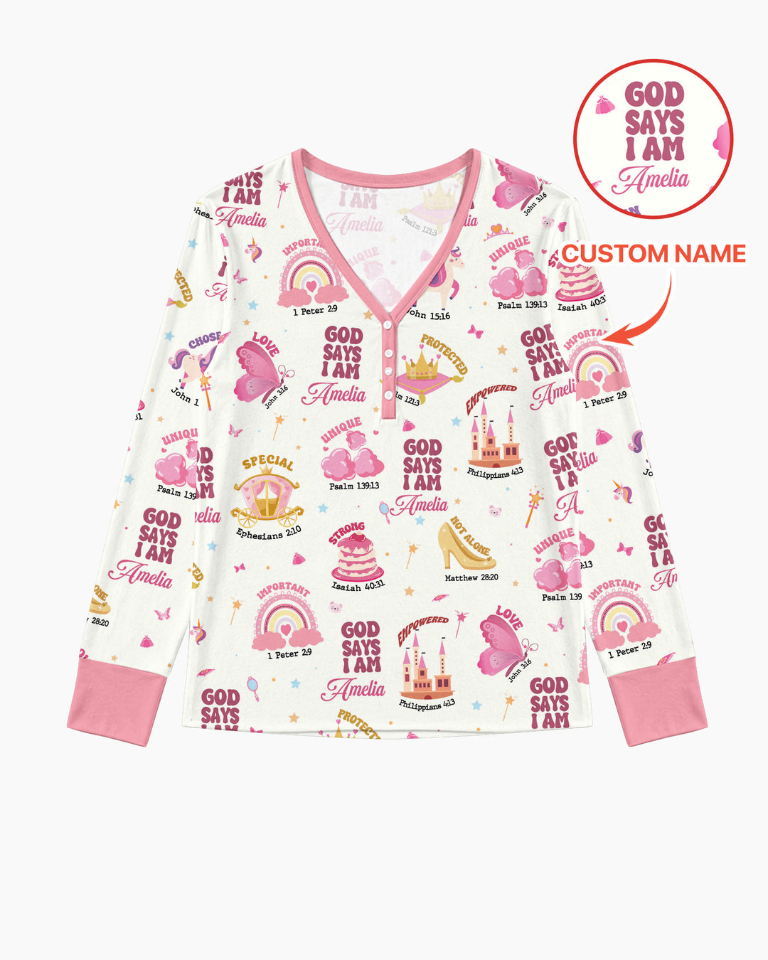 Dios Dice Que Soy Conjunto de Pijama para Mujer