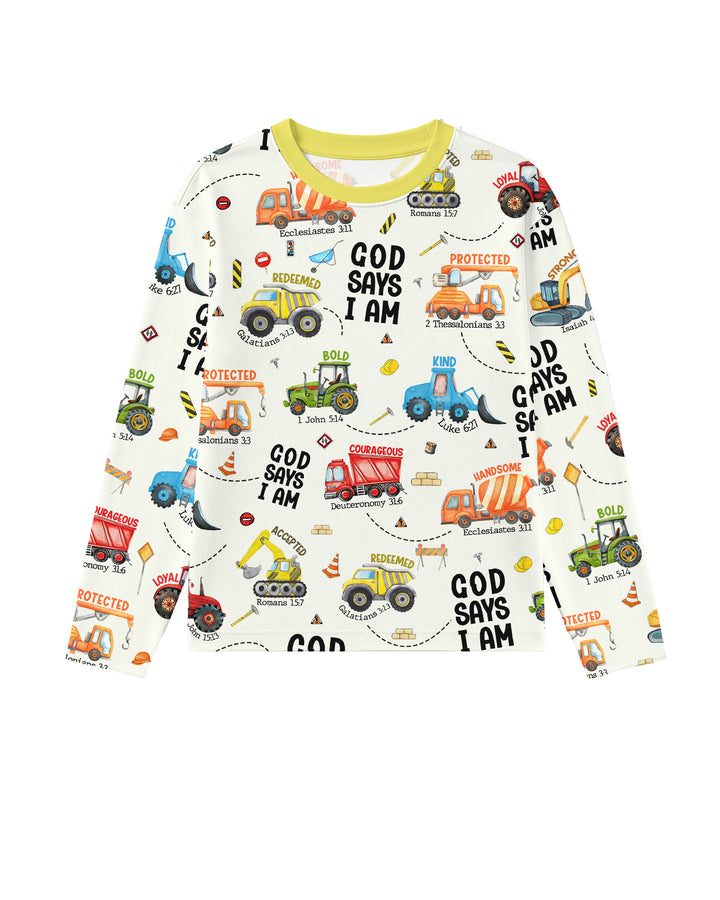 God Says I am Bamboo Men's Pajama Set