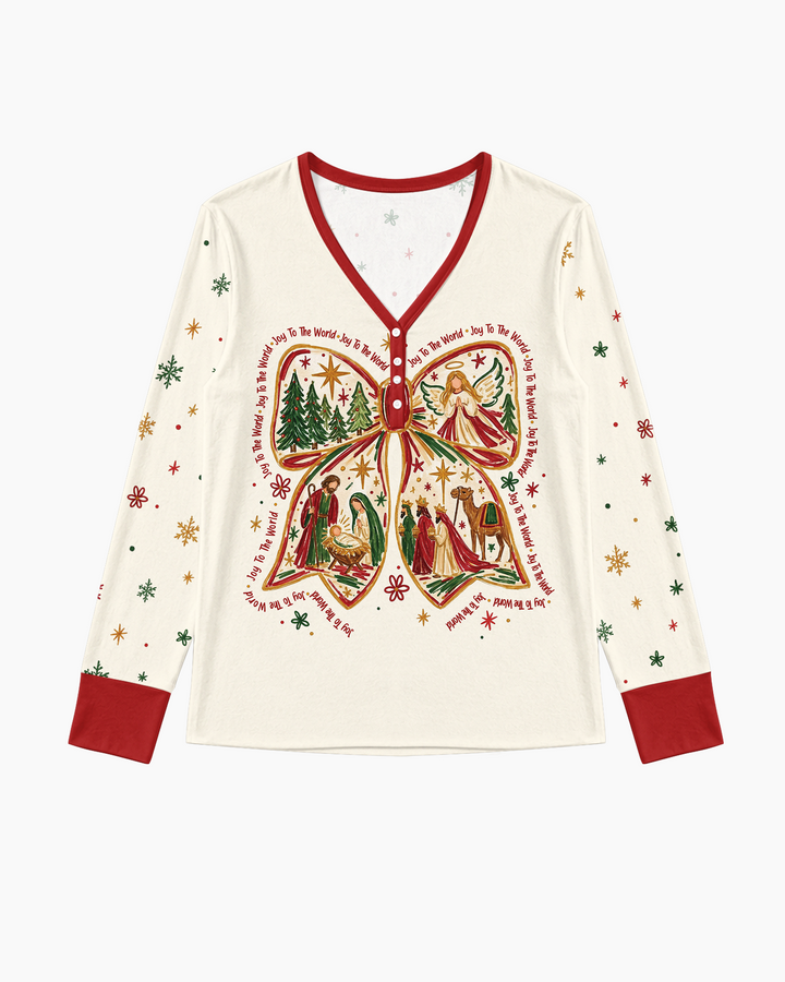 Joy To The World Bamboo Women Pajama Set