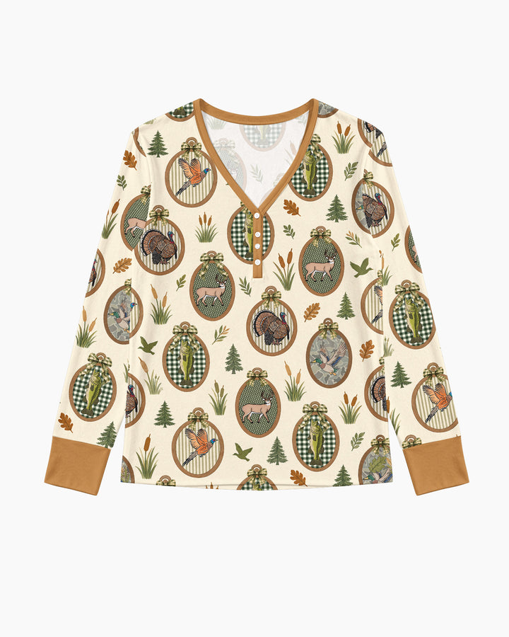 Hunting Season Bamboo Women Pajama Set