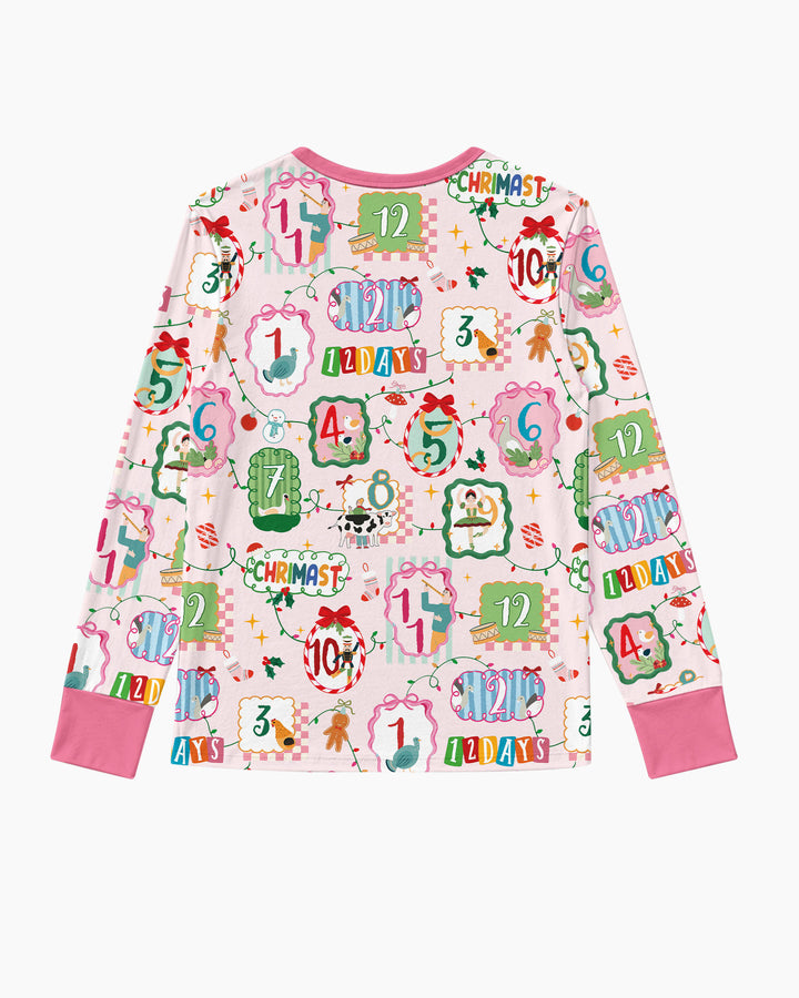 12 Christmas Prayers Bamboo Women Pajama Set