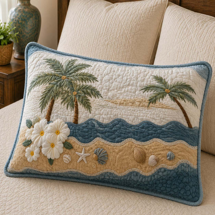 Shore Line Bamboo Quilt Pillow Case