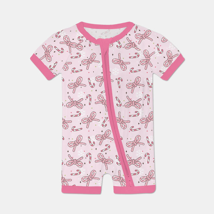 Pink Candy Bows Shorty Zippy