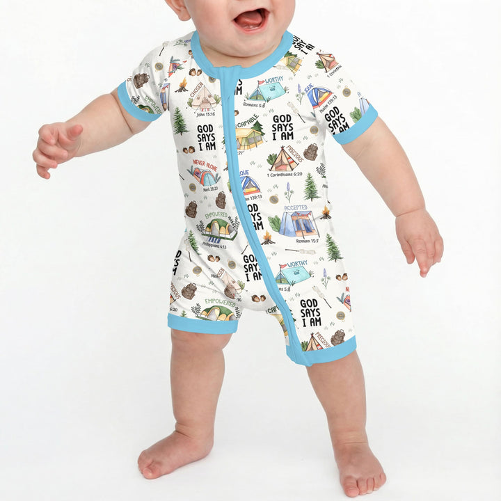 God Says I Am – Adventure Affirmations Shorty Zippy