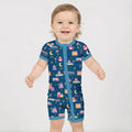 Ramadán Kareem Pijama de bambú de manga corta a juego para la familia