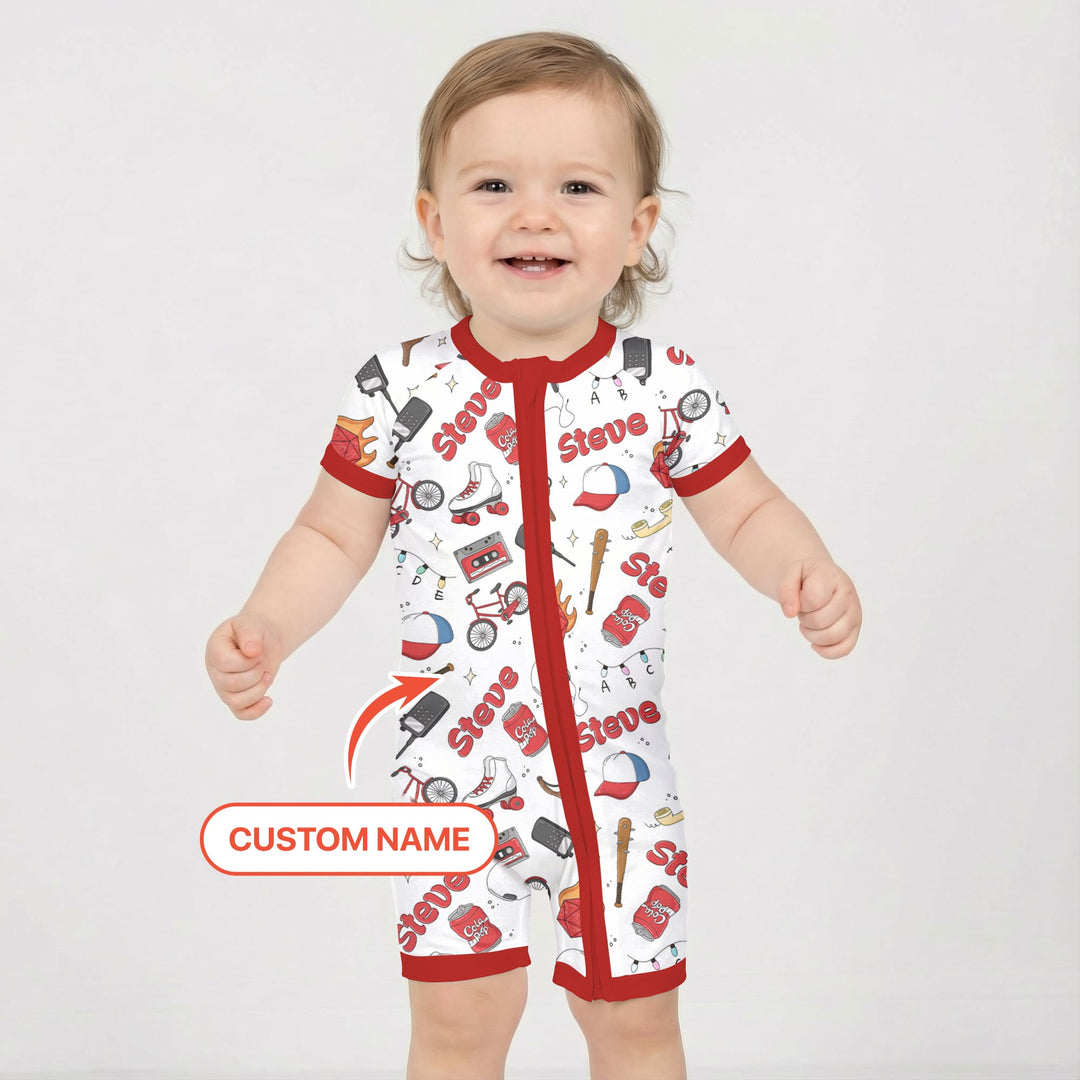 Custom Name Kids Adventure Shorty Zippy