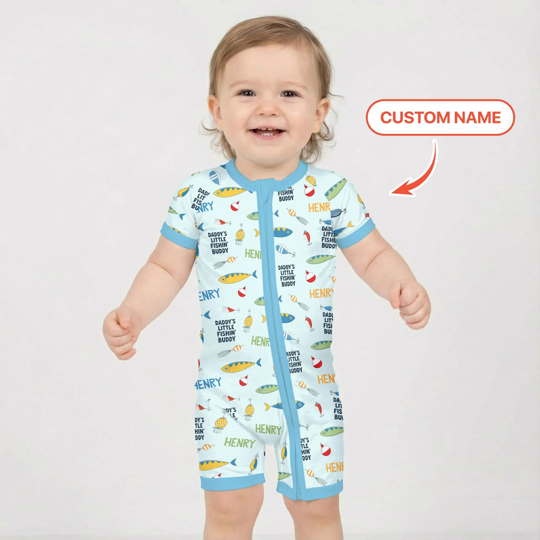 Fishing Squad Family Matching Shorty Zippy