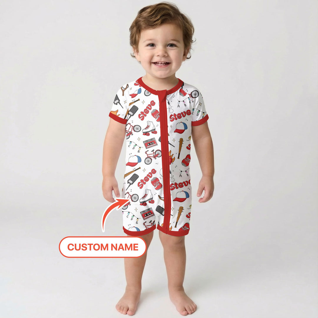 Custom Name Kids Adventure Shorty Zippy