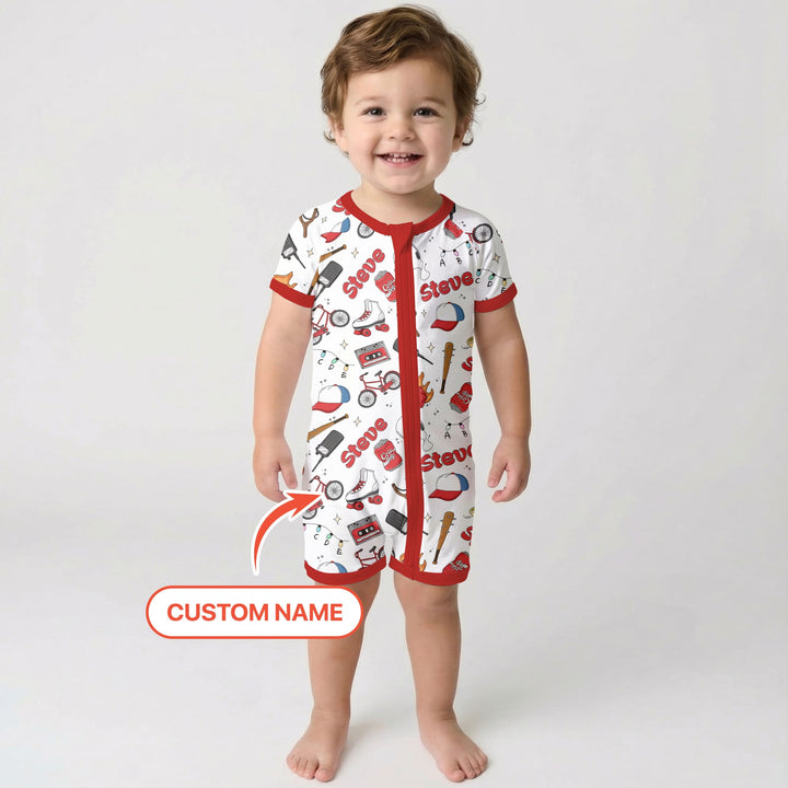Custom Name Kids Adventure Shorty Zippy