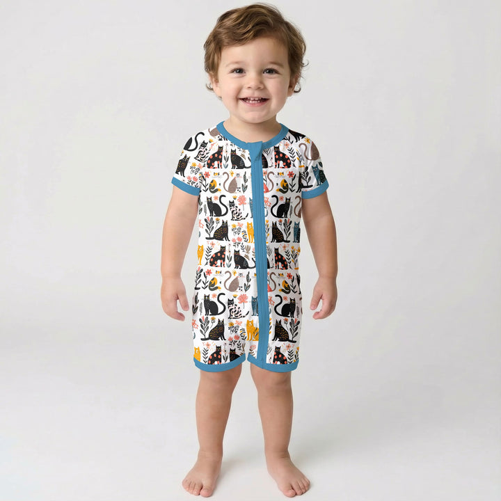 Botanical Cats Shorty Zippy