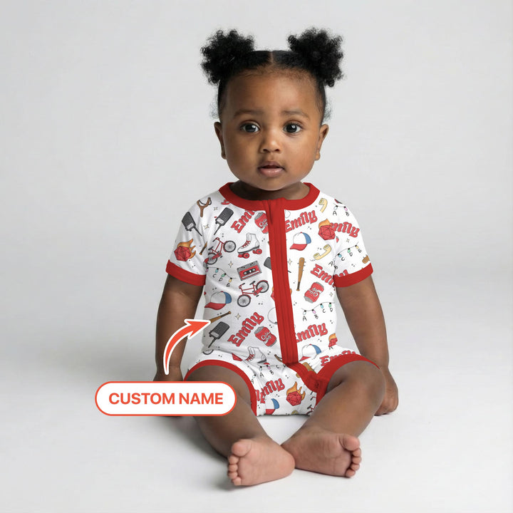 Custom Name Kids Adventure Shorty Zippy
