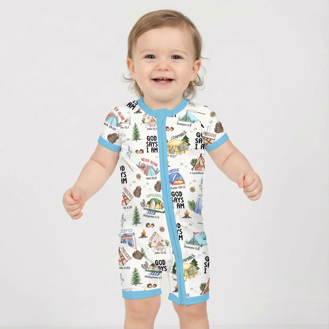 God Says I Am – Adventure Affirmations Shorty Zippy