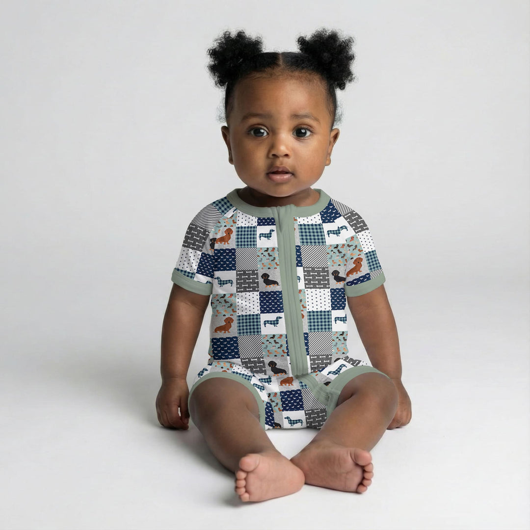 Playful Dachshund Delight Shorty Zippy