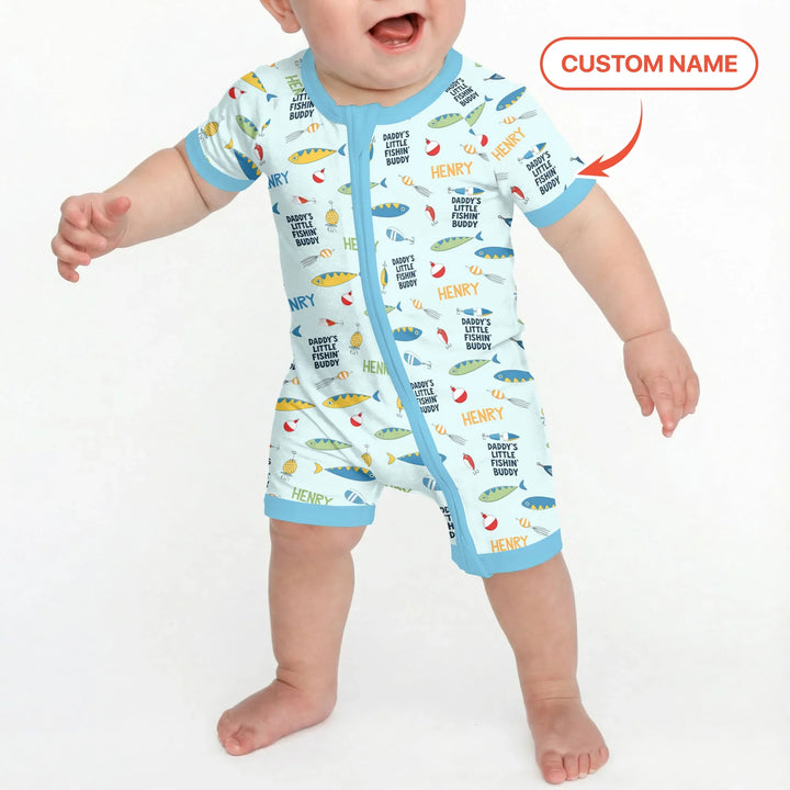 Fishing Squad Family Matching Shorty Zippy