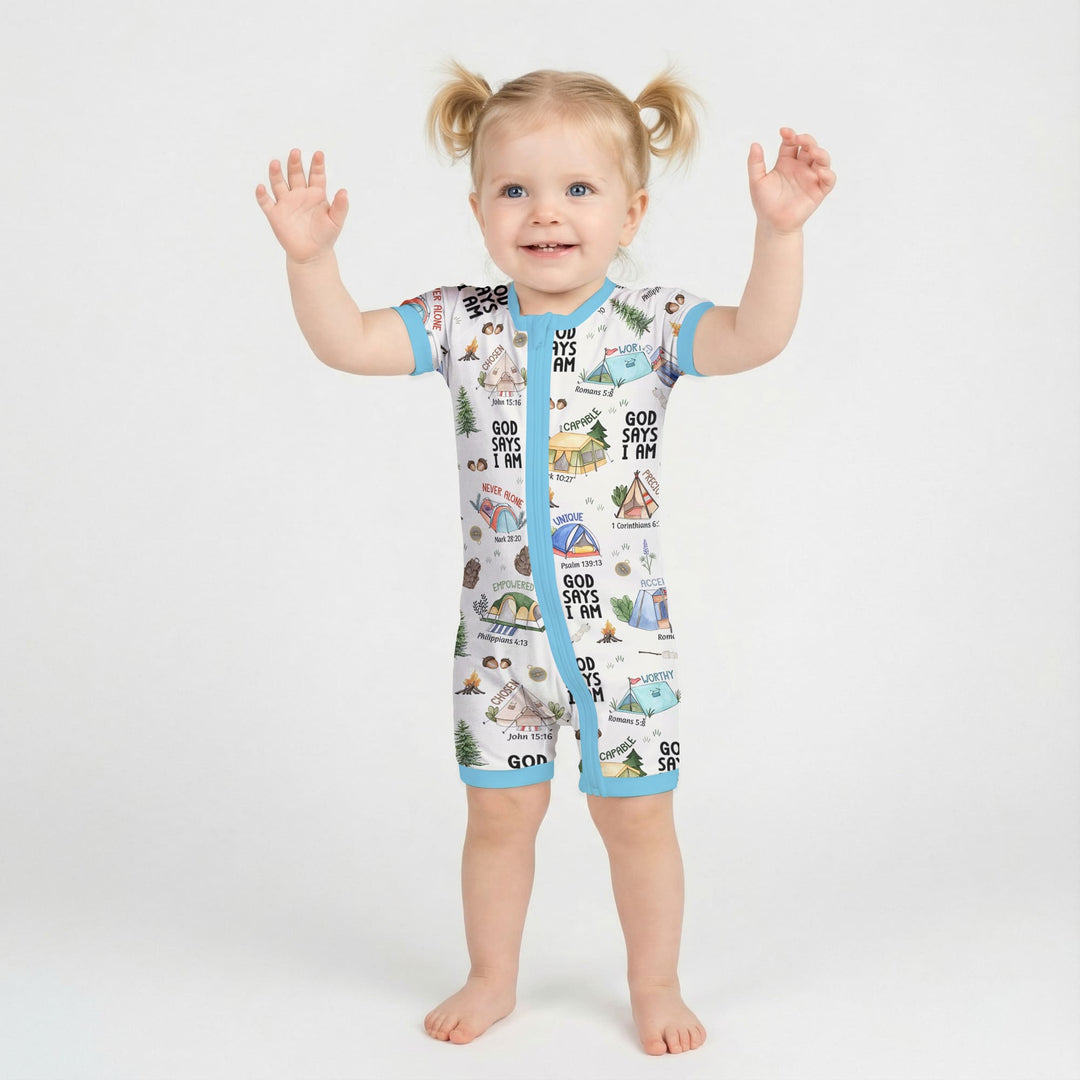 God Says I Am – Adventure Affirmations Shorty Zippy