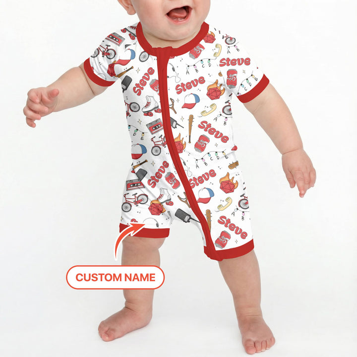Custom Name Kids Adventure Shorty Zippy