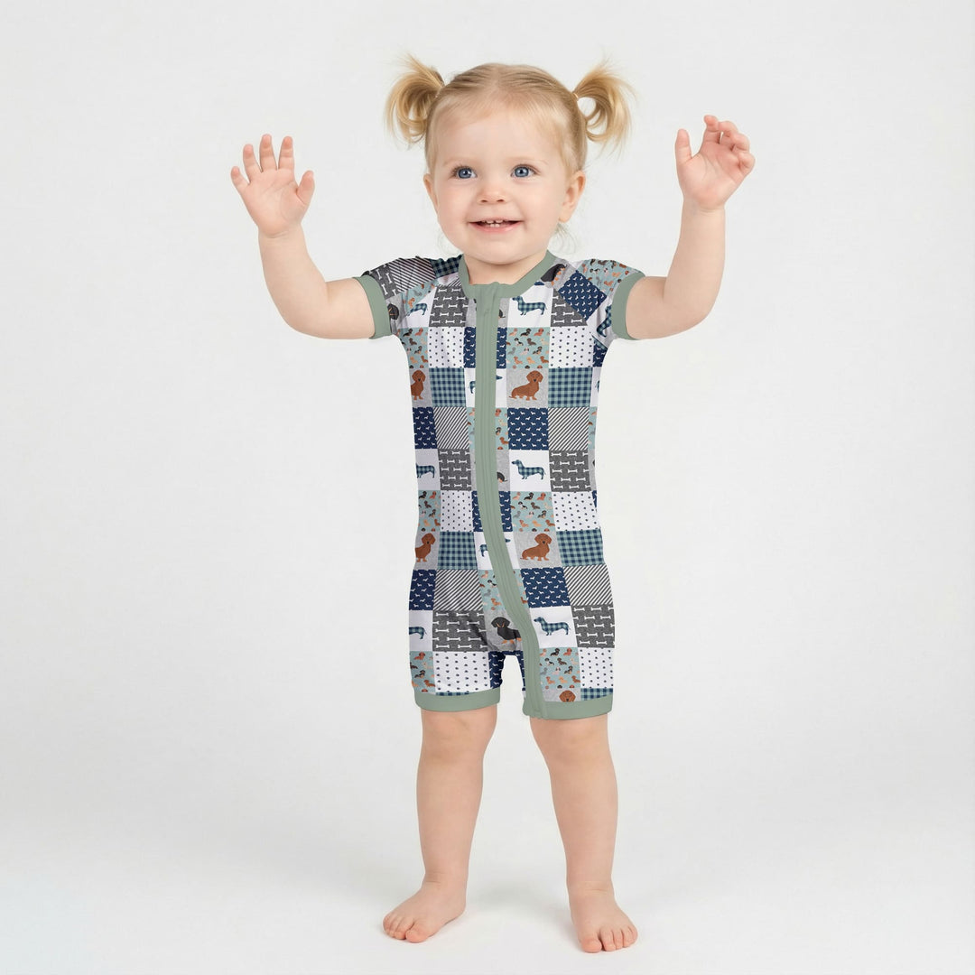 Playful Dachshund Delight Shorty Zippy