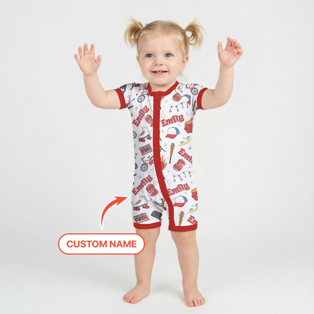 Custom Name Kids Adventure Shorty Zippy