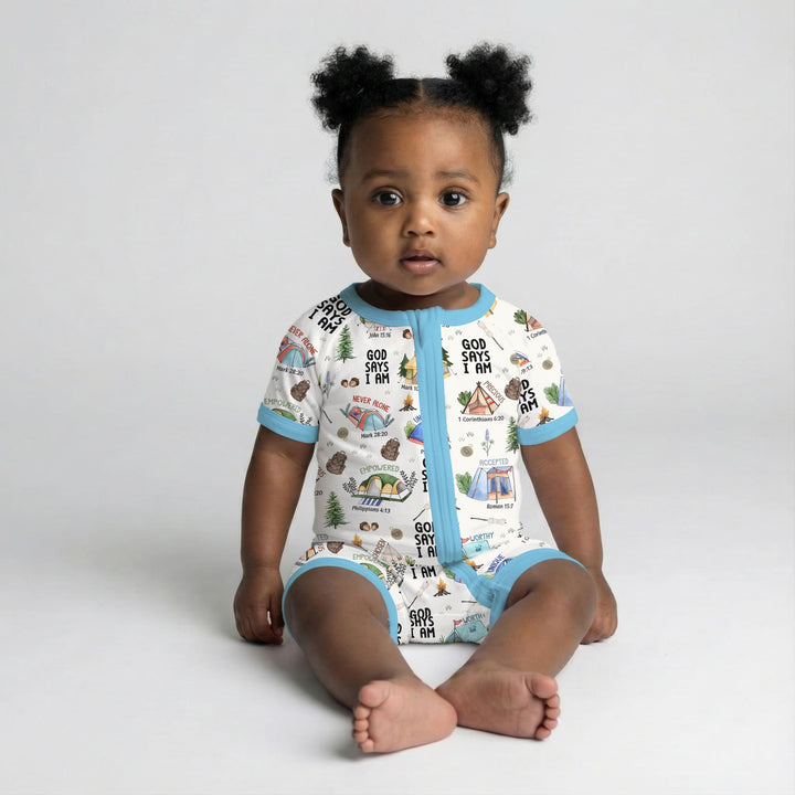 God Says I Am – Adventure Affirmations Shorty Zippy