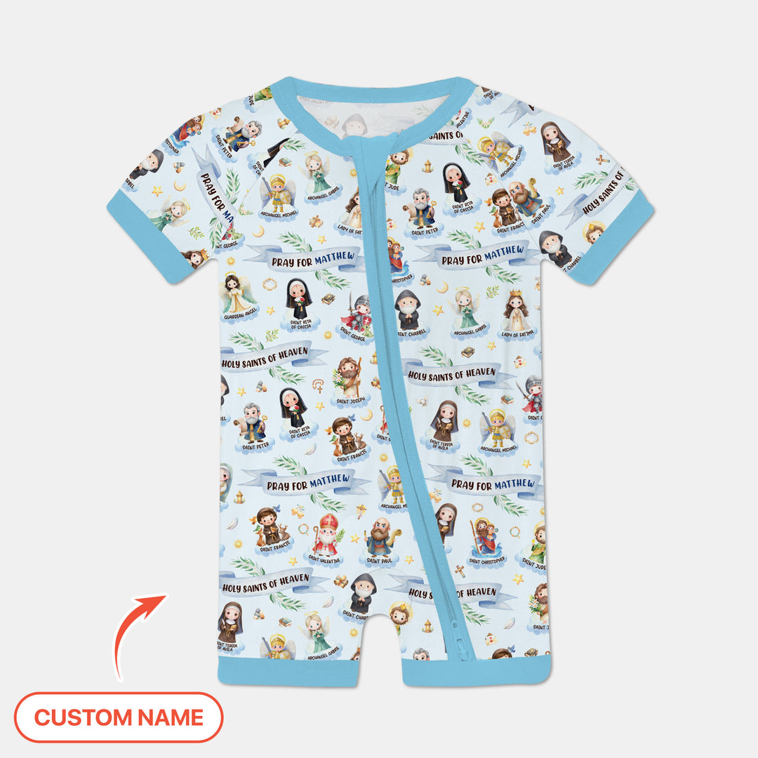 Holy Saints of Heaven Custom Name Shorty Zippy