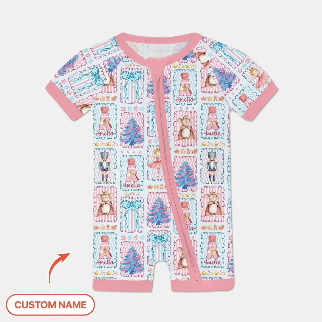 Custom Name Nutcracker Wonderland Shorty Zippy