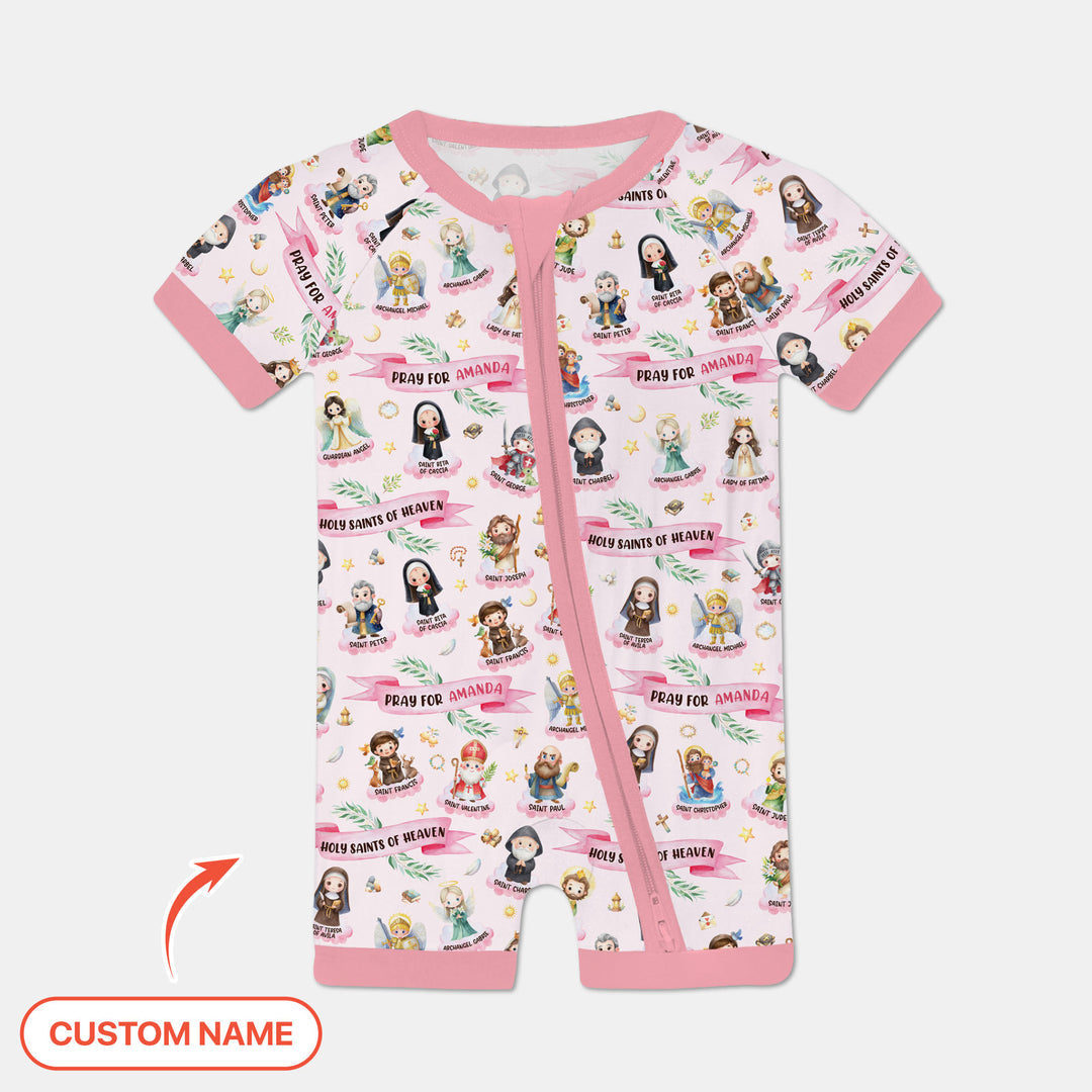 Holy Saints of Heaven Custom Name Shorty Zippy