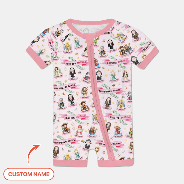 Holy Saints of Heaven Custom Name Shorty Zippy