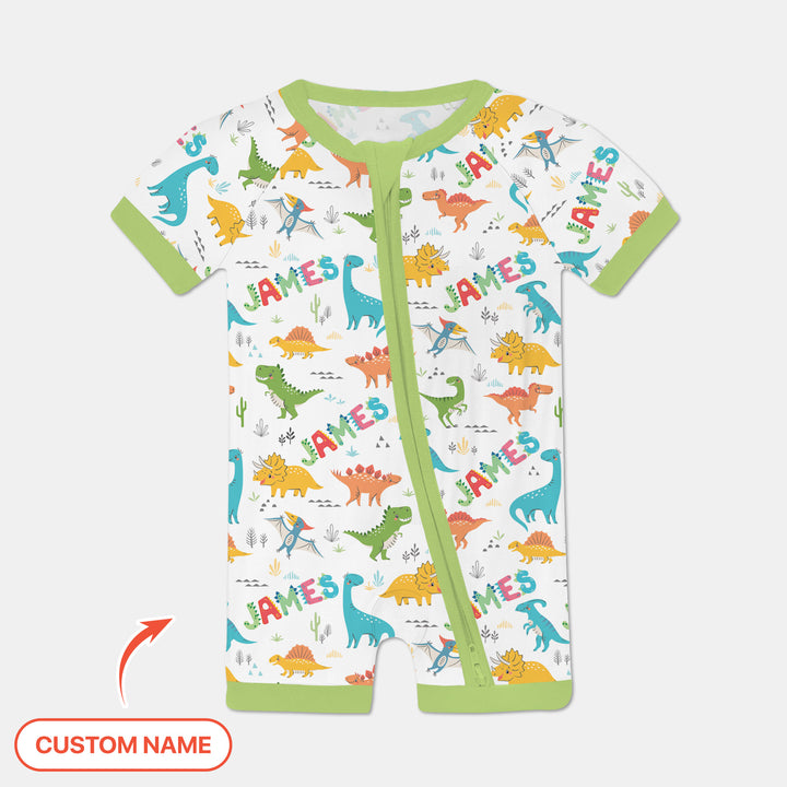 Dino Adventure Custom Name Shorty Zippy