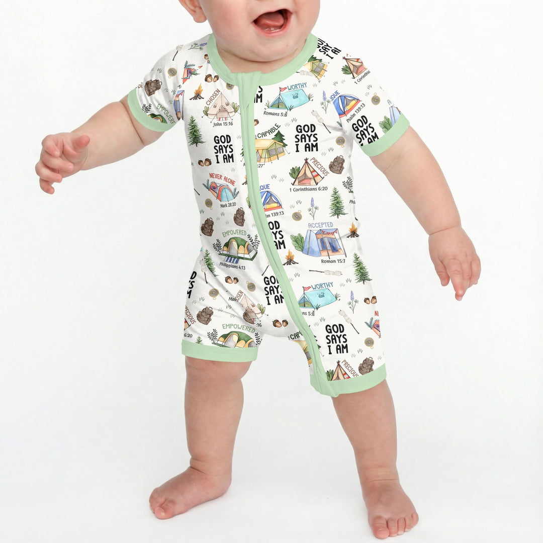 God Says I Am – Adventure Affirmations Shorty Zippy