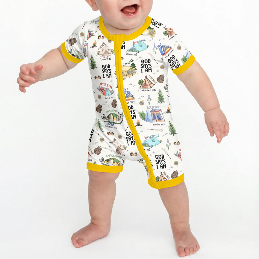 God Says I Am – Adventure Affirmations Shorty Zippy