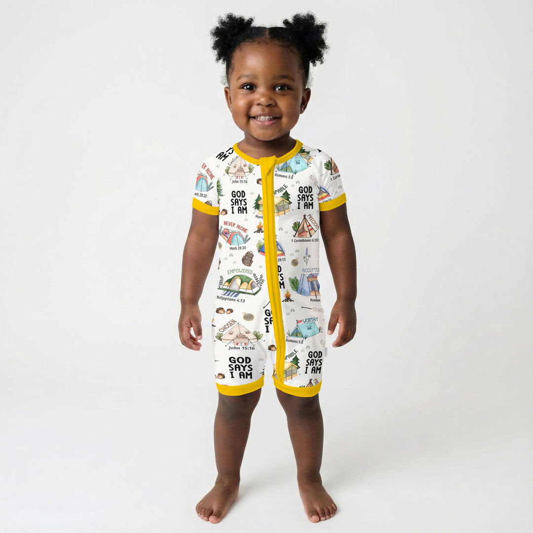 God Says I Am – Adventure Affirmations Shorty Zippy