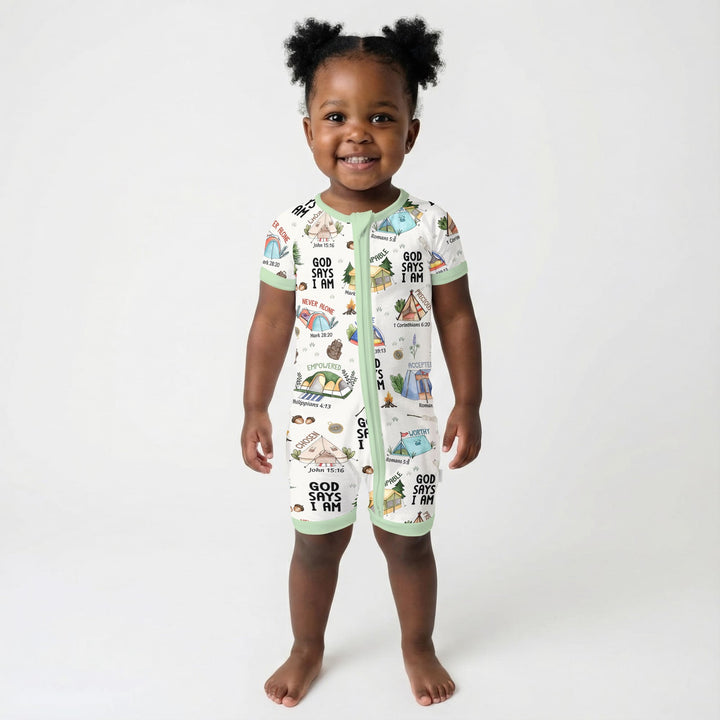 God Says I Am – Adventure Affirmations Shorty Zippy