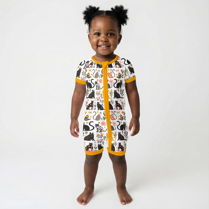 Botanical Cats Shorty Zippy