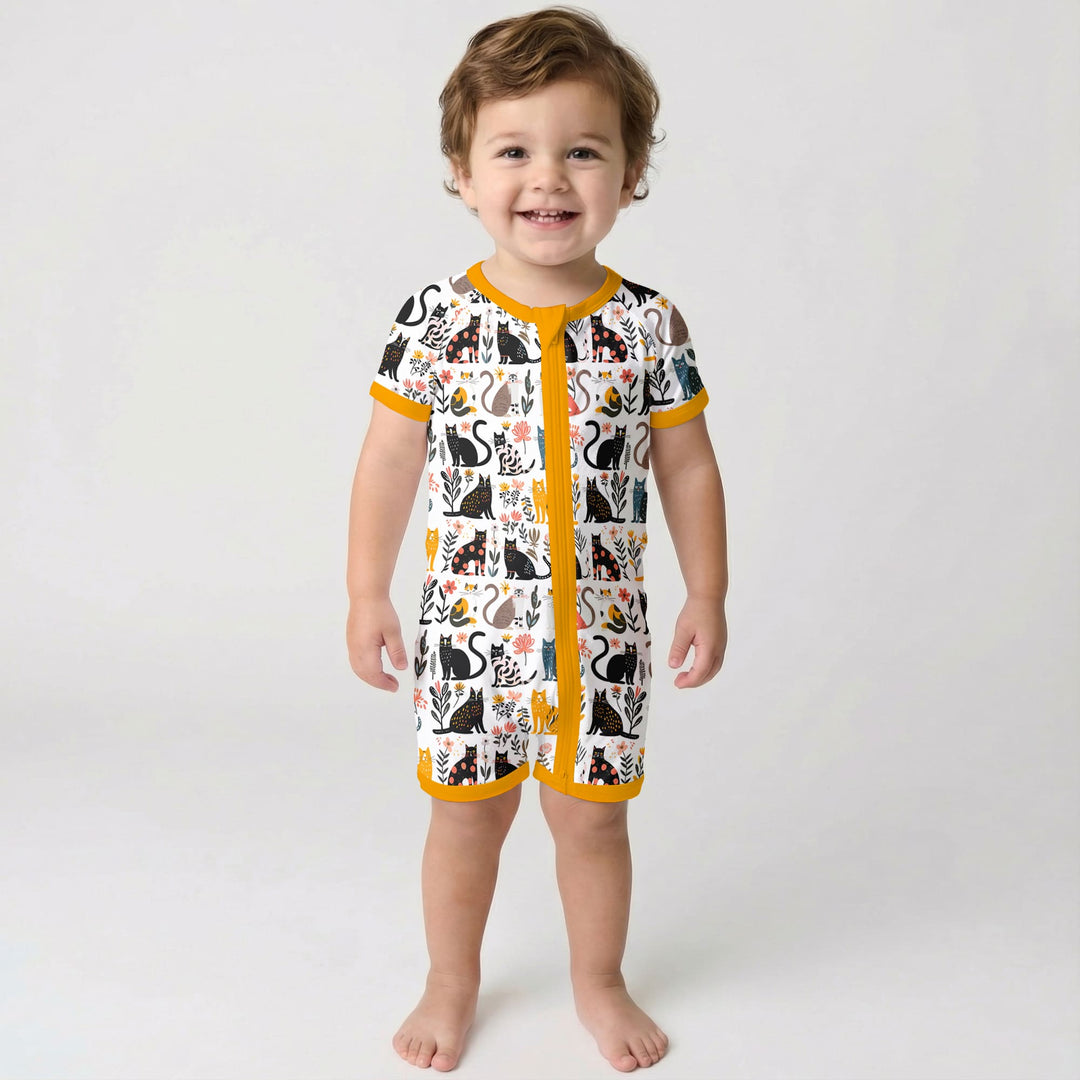 Botanical Cats Shorty Zippy