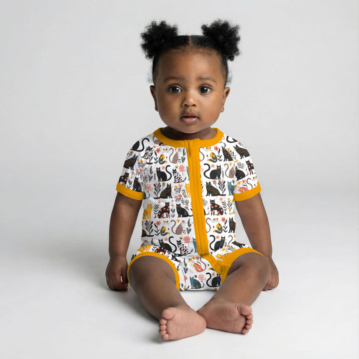 Botanical Cats Shorty Zippy