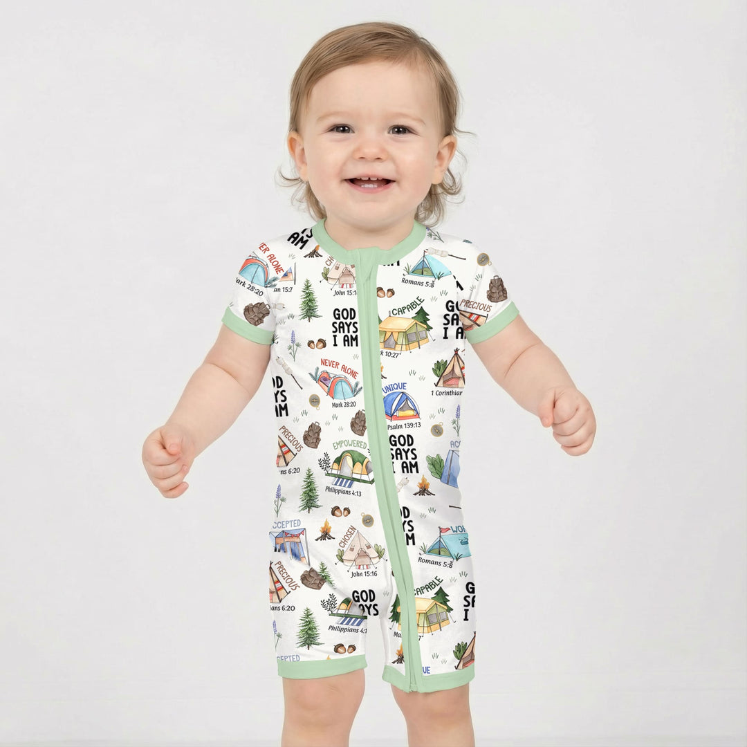 God Says I Am – Adventure Affirmations Shorty Zippy