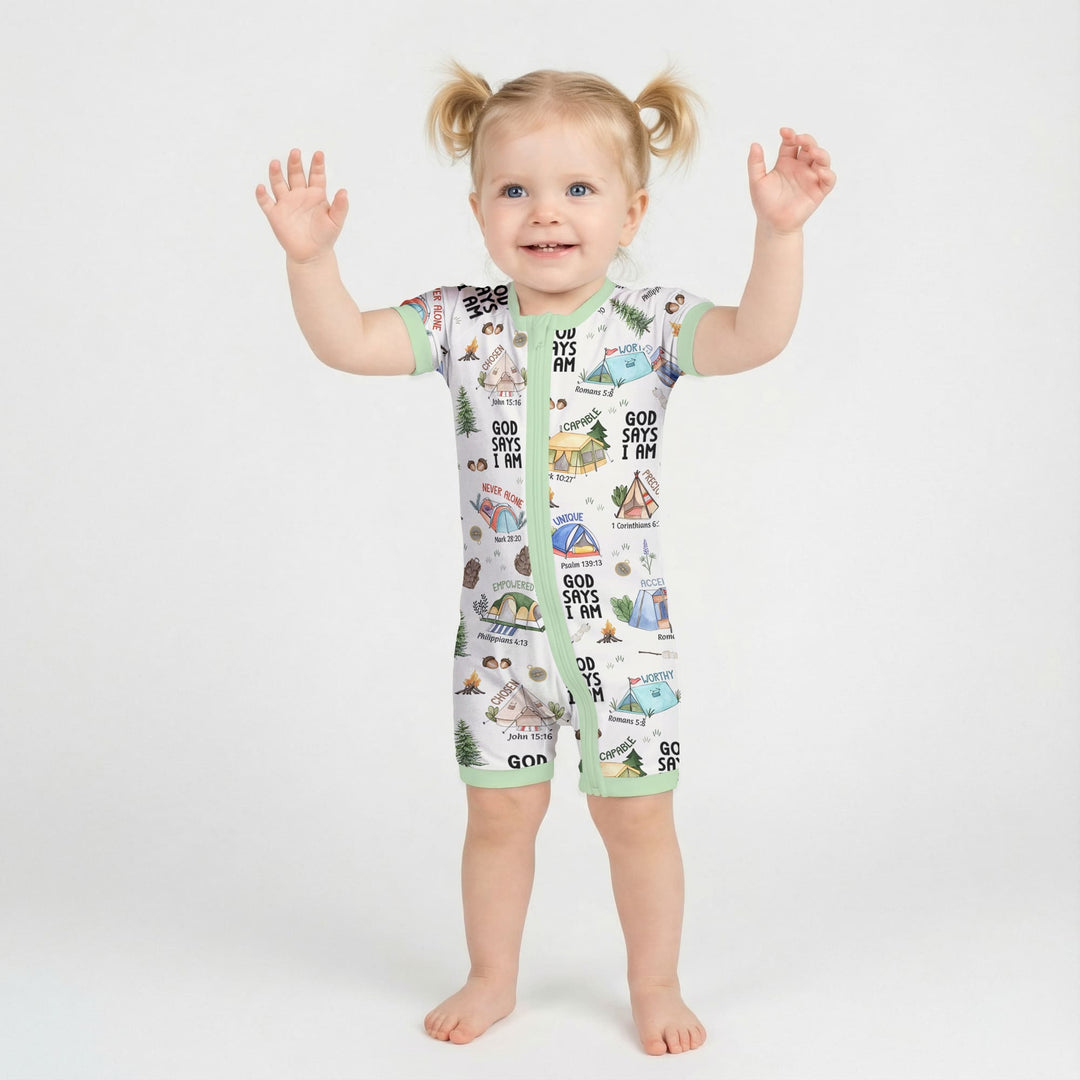 God Says I Am – Adventure Affirmations Shorty Zippy