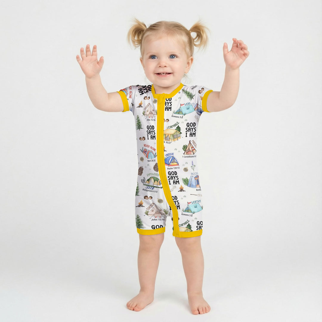 God Says I Am – Adventure Affirmations Shorty Zippy