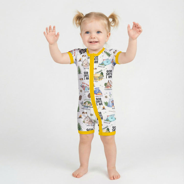 God Says I Am – Adventure Affirmations Shorty Zippy