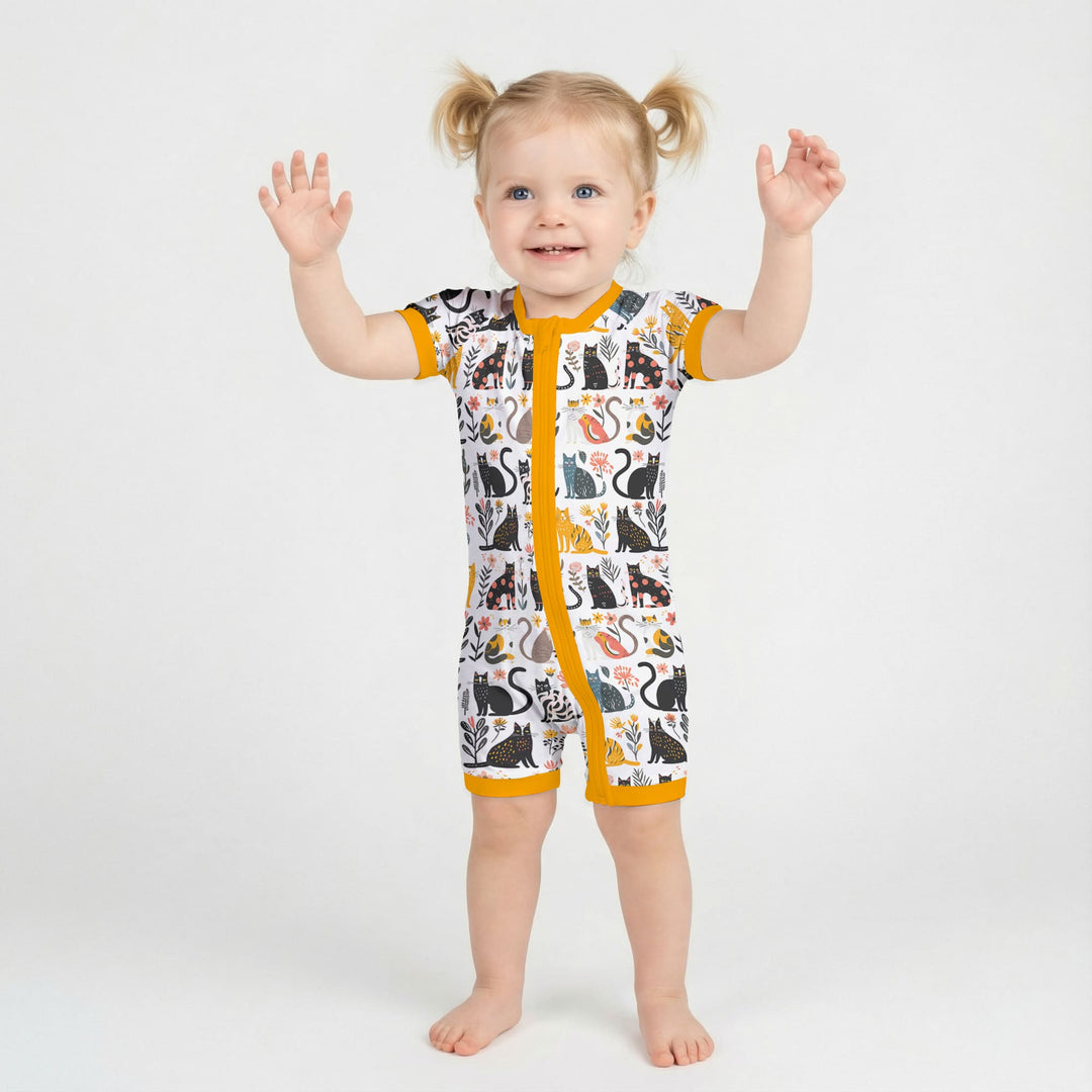 Botanical Cats Shorty Zippy