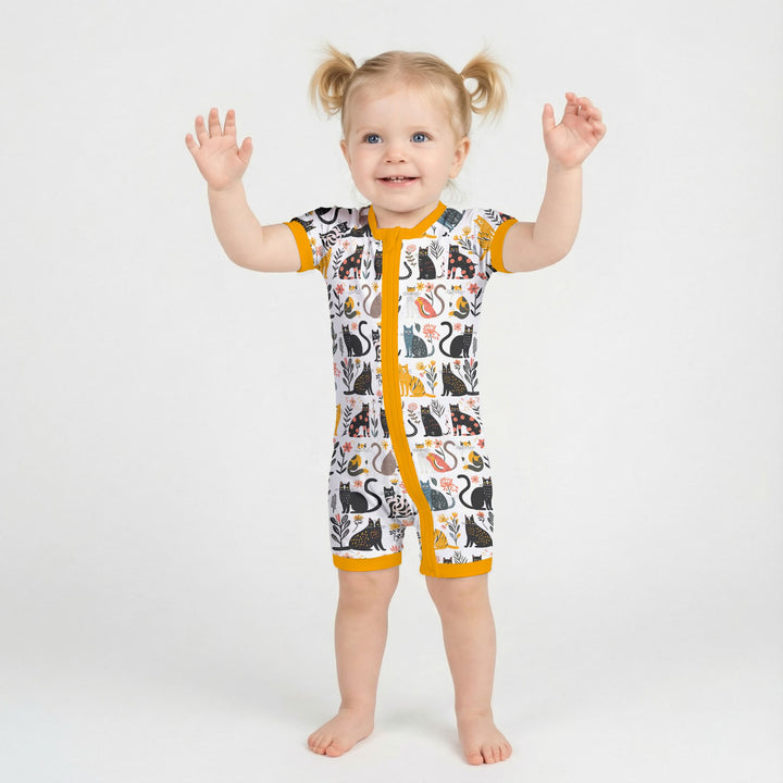 Botanical Cats Shorty Zippy